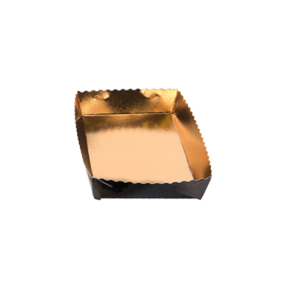 Dessert tray 190x120x35mm gold-black